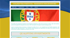 Desktop Screenshot of goldenvisa-portugal.com